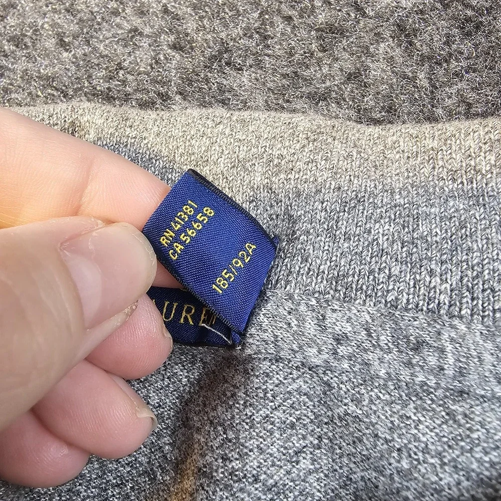 Polo‎ Ralph Lauren XLT Gray Heather Polo Shirt Big Tall 100% Cotton Pony Mens